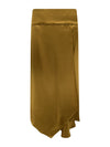 A NAIMA SILK FEEL SKIRT IN GOLD