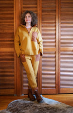 LOUNGE SUIT PANT TURMERIC